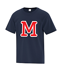 T-shirt with M logo at front for adult