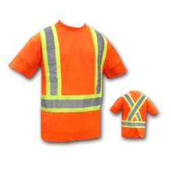 T-shirt de sécurité avec bandes réfléchissantes Fabriqué par A12