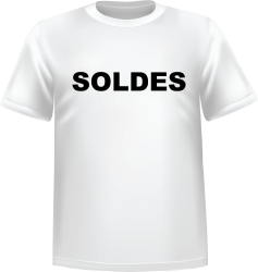 T-Shirt SOLDE 100% coton blanc ATC