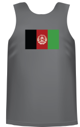 Débardeur avec le drapeau de l’Afghanistan au dos