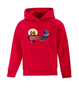 Youth Hoodies with FESTI-MAHG logo at front - Red