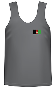 Ladies' tank top with Afghanistan flag at chest - T-shirt Afghanistan