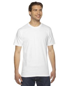 T-shirt à manches courtes en jersey fin de American Apparel - Blanc