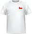 T-shirt Oman coeur
