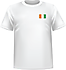 T-shirt Ivory coast chest
