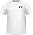 T-shirt New scotland chest