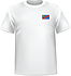 T-shirt Democratic republic of congo chest