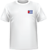 T-shirt Cuba chest