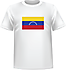 T-shirt Venezuela devant centre