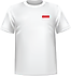 T-shirt Monaco coeur