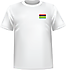 T-shirt Mauritius chest