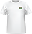 T-shirt Suriname coeur