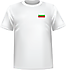 T-shirt Bulgaria chest