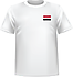 T-shirt Irak coeur