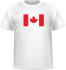 T-shirt Canada devant centre