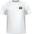 T-shirt Yémen coeur