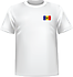 T-shirt Moldova chest