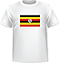 T-shirt Ouganda devant centre