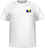 T-shirt Bosnie coeur