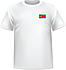 T-shirt Eritrea chest
