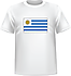 T-shirt Uruguay front