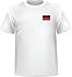 T-shirt Kenya coeur