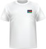 T-shirt South sudan chest