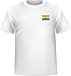T-shirt Inde coeur