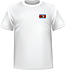 T-shirt Swaziland coeur