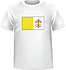 T-shirt Vatican front