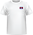 T-shirt Cambodge coeur