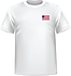 T-shirt Liberia coeur