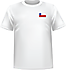 T-shirt Chile chest
