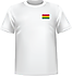 T-shirt Bolivia chest