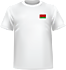T-shirt Bélarus coeur