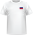 T-shirt Liechtenstein coeur