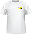 T-shirt Brunei coeur