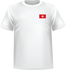T-shirt Tunisia chest
