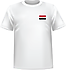 T-shirt Égypte coeur