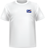 T-shirt Marshall Island chest