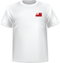 T-shirt Tonga coeur