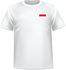 T-shirt Monaco coeur