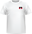 T-shirt Antigua coeur