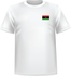 T-shirt Libye coeur