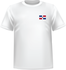 T-shirt Dominican republic chest