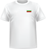 T-shirt Bulgarie coeur
