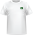 T-shirt Pakistan coeur