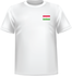 T-shirt Tadjikistan coeur