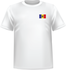 T-shirt Moldova chest