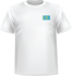 T-shirt Kazakhstan coeur